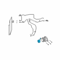 OEM Chrysler Aspen Coil-Air Conditioning Clutch Diagram - 5003681AA