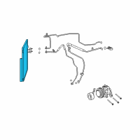 OEM Dodge Ram 3500 Condenser And Transmission Cooler Diagram - 55057091AB