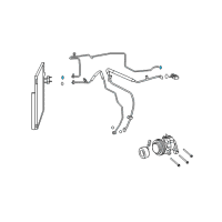 OEM 2011 Ram 3500 O Ring-A/C Line Diagram - 68035281AA