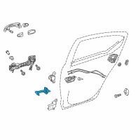 OEM 2019 Toyota Prius C Door Check Diagram - 68630-52130