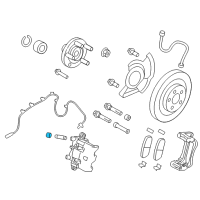 OEM 2014 Ford Edge Caliper Cap Diagram - F3OY-2L126-A