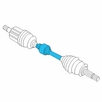 OEM Kia Spectra Shaft Assembly-DRIVERH Diagram - 495002F710