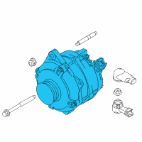 OEM Ford Taurus Alternator Diagram - GB5Z-10346-C