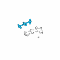 OEM 2009 Dodge Nitro Gasket-Exhaust Manifold Diagram - 53013933AB