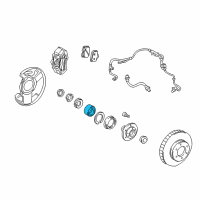 OEM 2005 Toyota Sequoia Bearing Diagram - 90369-54002