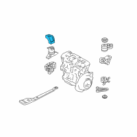 OEM 2005 Mercury Mariner Front Bracket Diagram - 5L8Z-6061-BB