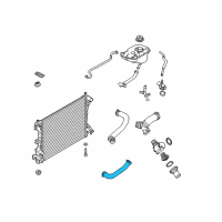 OEM 2013 Ford Mustang Lower Hose Diagram - BR3Z-8286-BA