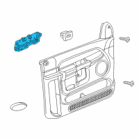 OEM 2004 Dodge Ram 1500 Switch-Power Window Diagram - 5029464AA