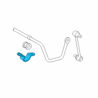 OEM 2009 Toyota Camry Stabilizer Bar Bracket Diagram - 48832-06110