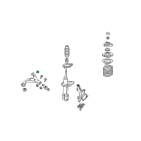 OEM 2010 Kia Rondo Bushing-Lower Arm Diagram - 545511D000