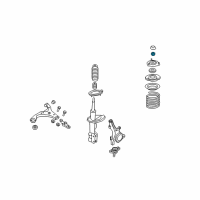 OEM 2007 Kia Rio Nut Diagram - 1326212007K