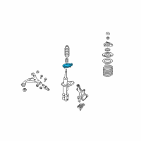 OEM 2008 Kia Rondo Pad-Front Spring Lower Diagram - 546331D000