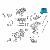 OEM 2015 Chrysler 300 Engine Intake Manifold Diagram - 5184693AE