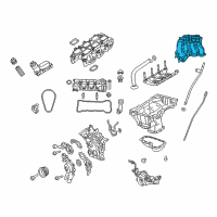 OEM 2013 Dodge Durango Engine Intake Manifold Diagram - 5184693AE