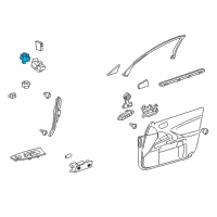 OEM Toyota Land Cruiser Lock Switch Diagram - 84930-48030