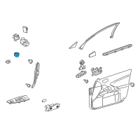 OEM Lexus IS350 Switch Assy, Outer Mirror Diagram - 84872-53030