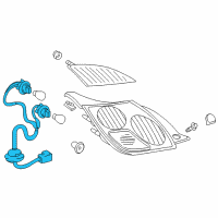 OEM Lexus Cord, Rear Combination Diagram - 81555-24080