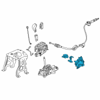 OEM 2019 Honda Ridgeline Lock Assy., Shift Diagram - 54028-TG7-A81