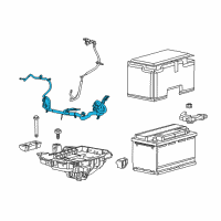 OEM Jeep Cherokee Battery Positive Wiring Diagram - 68111052AE