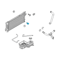 OEM 2019 Ford Police Interceptor Utility Radiator Drain Plug Diagram - 7L1Z-8115-A