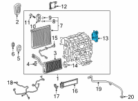 OEM 2019 Toyota RAV4 SERVO SUB-ASSY, DAMP Diagram - 87106-48240