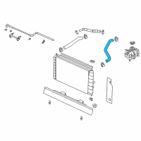 OEM 2007 Saturn Ion Radiator Outlet Hose (Lower) Diagram - 15283127