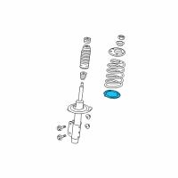 OEM 2003 Pontiac Grand Am Insulator Asm, Rear Suspension Strut Upper Diagram - 22196998