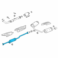 OEM Honda Accord Pipe B, Exhuast Diagram - 18220-T2F-A11