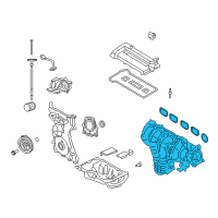 OEM Mercury Mariner Intake Manifold Diagram - 5L8Z-9424-A