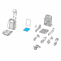 OEM Chrysler Aspen Pad Diagram - 5000013AB