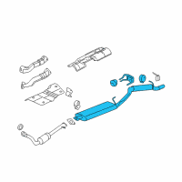 OEM Buick Muffler & Pipe Diagram - 15252916