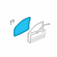 OEM Oldsmobile Cutlass Weatherstrip Asm-Front Side Door (Service In-P Diagram - 22623346