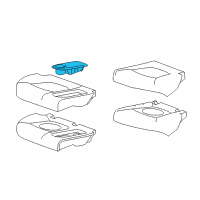 OEM 2018 Chevrolet Spark Cup Holder Diagram - 42495296