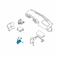 OEM Infiniti I35 Sensor-Side Air Bag, LH Diagram - K8831-CN025