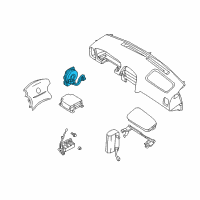 OEM Nissan Pathfinder Wire Assembly - Steering Air Bag Diagram - B5554-CR026
