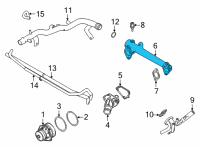 OEM 2021 Nissan Frontier Outlet-Water Diagram - 11060-9BT0A