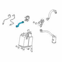 OEM BMW X5 Metal Tube, Corrugated Diagram - 16-11-7-438-140