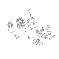 OEM 2006 Infiniti M35 Switch-LUMBAR Diagram - 87015-EH00A