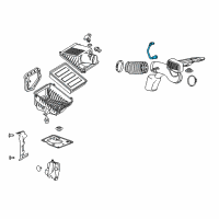 OEM 2018 Chevrolet Silverado 2500 HD PCV Tube Diagram - 12609373