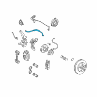 OEM 2006 Lincoln Navigator Brake Hose Diagram - 2L1Z-2078-BB