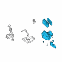 OEM Infiniti I35 Air Cleaner Diagram - 16500-5Y700