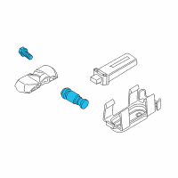 OEM BMW X1 Screw-In Valve, Rdc Diagram - 36-14-6-792-827