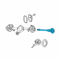 OEM 2007 Dodge Sprinter 3500 Axle Shaft Rear Right Diagram - 68044521AA