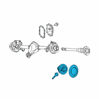 OEM 2009 Dodge Sprinter 2500 Differential Assembly-Rear Axle Diagram - 68019086AA