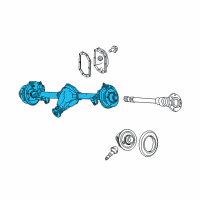 OEM Dodge Sprinter 2500 Axle-Service Rear Diagram - 4862645AB