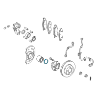 OEM 1998 Nissan Quest Ring-Snap Diagram - 40214-0B000