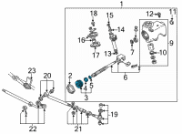 OEM 2001 Ford E-150 Econoline Bearing Assembly Diagram - E3TZ3A670B