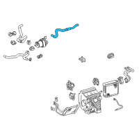 OEM 2010 Toyota Highlander Heater Hose Diagram - 87245-48750