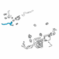 OEM 2006 Toyota Highlander Heater Hose Diagram - 87245-48A20