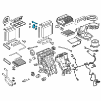 OEM Chevrolet Cruze Limited Expansion Valve Diagram - 13313727